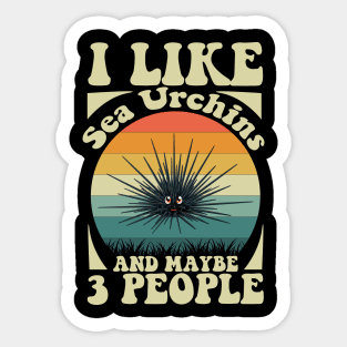 Sea urchin Funny & humor Sea urchins Cute & Cool Art Design Lovers Sticker